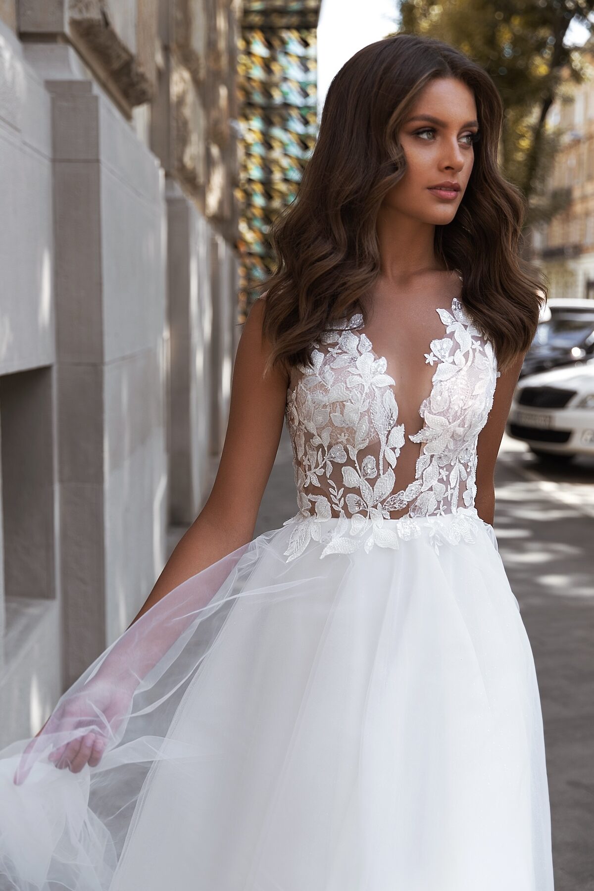 Brautkleid im Detail